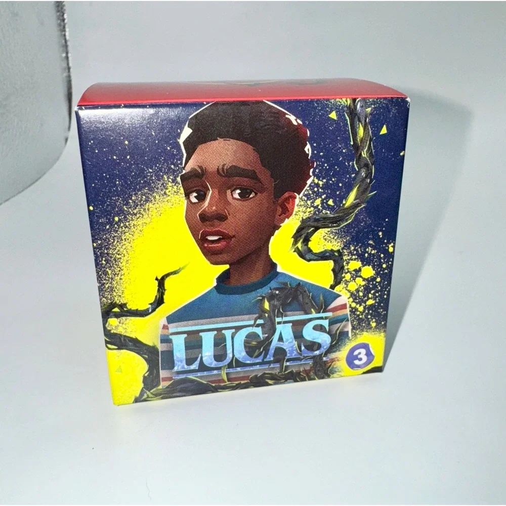 McDonalds‎ Stranger Things Lucas Sinclair Happy Meal Toy 3 Orange Case Stickers